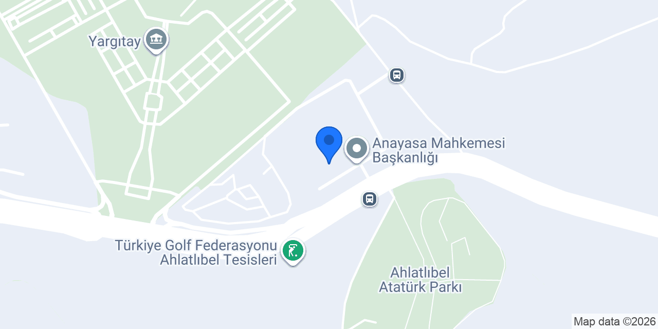 Ptt - Anayasa Mahkemesi Şubesi konumu