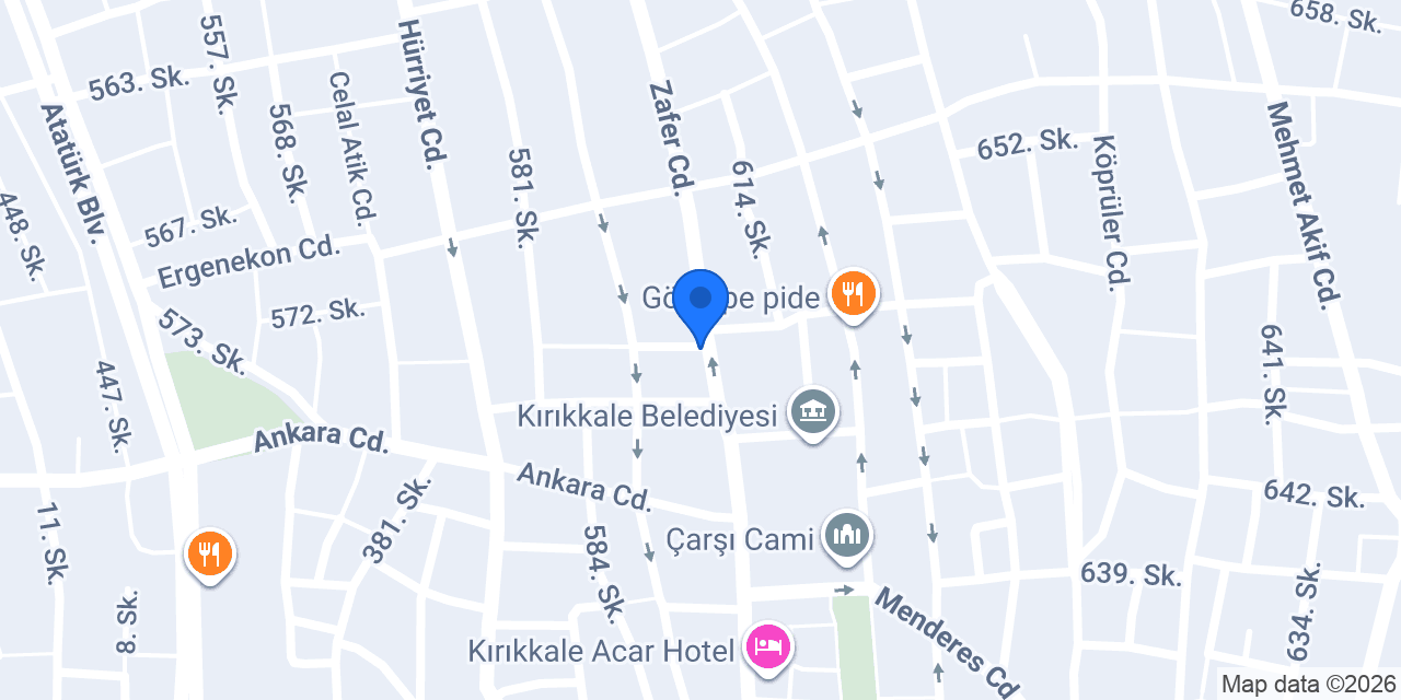 Nazife Dikim Evi konumu