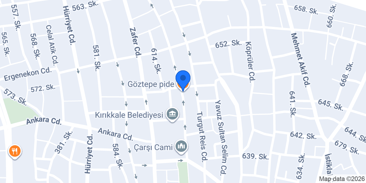 Göztepe pide konumu