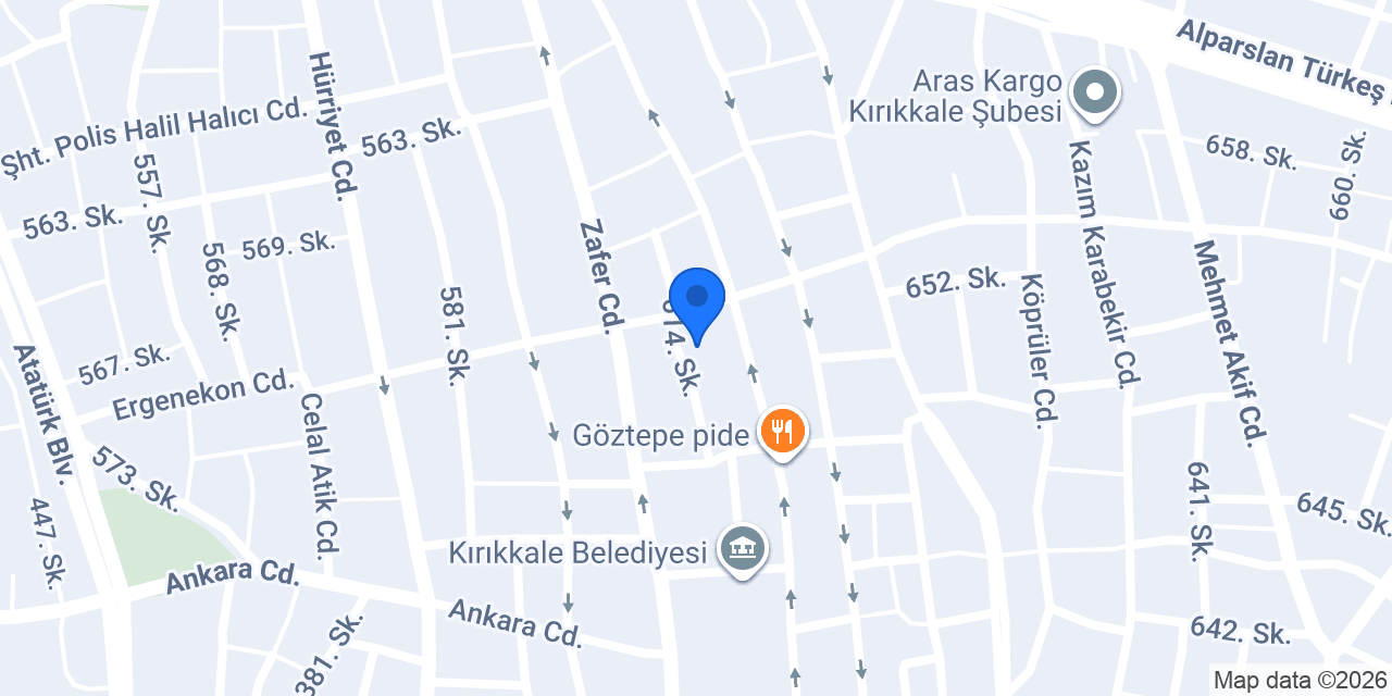 En-te-mis Temizlik konumu