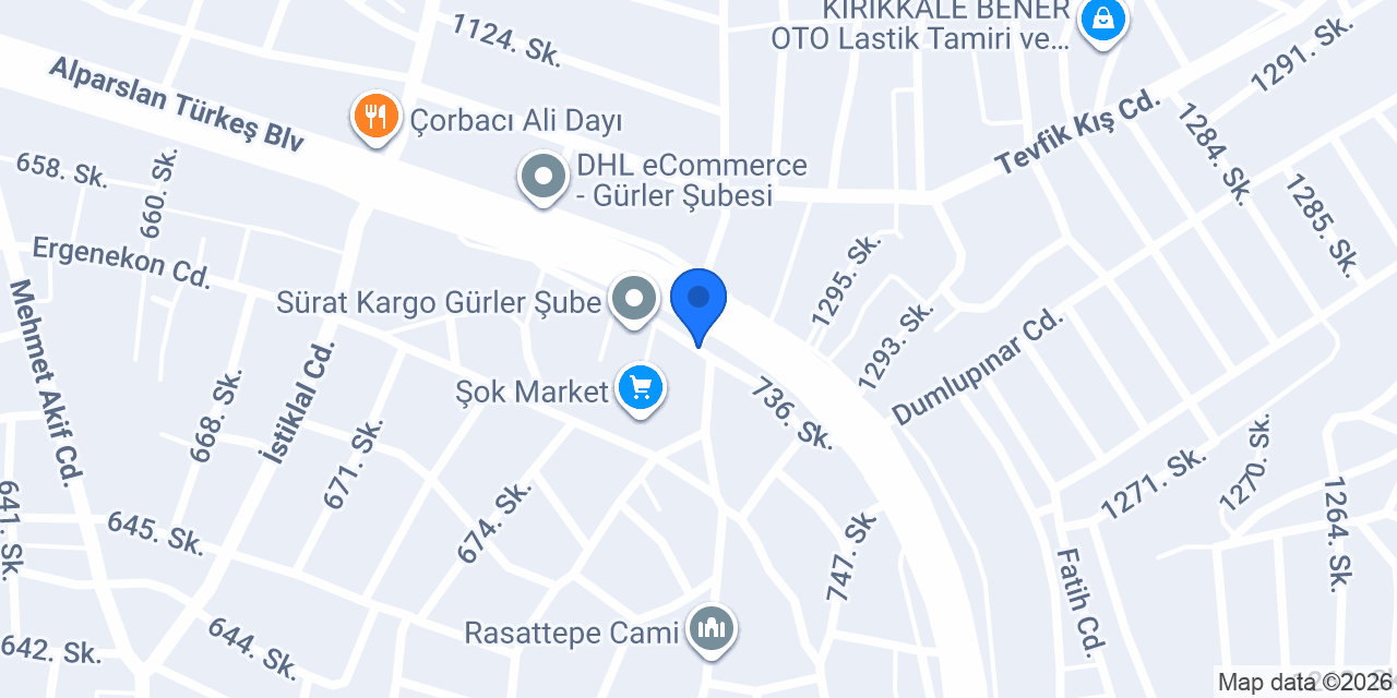 Kırıkkale 5. Noterliği konumu