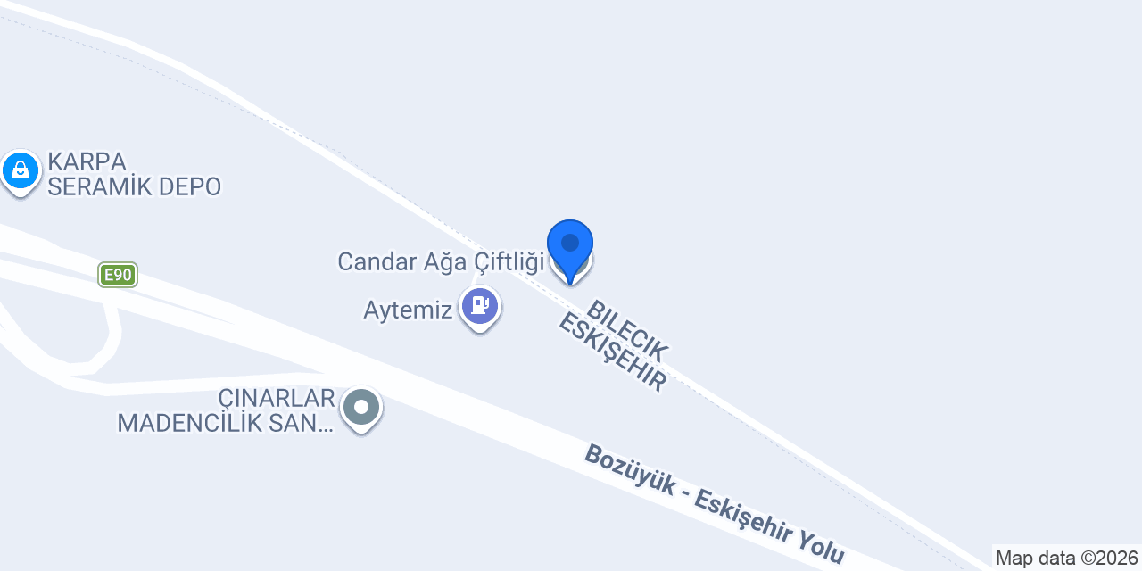 Candar Ağa Çiftliği konumu