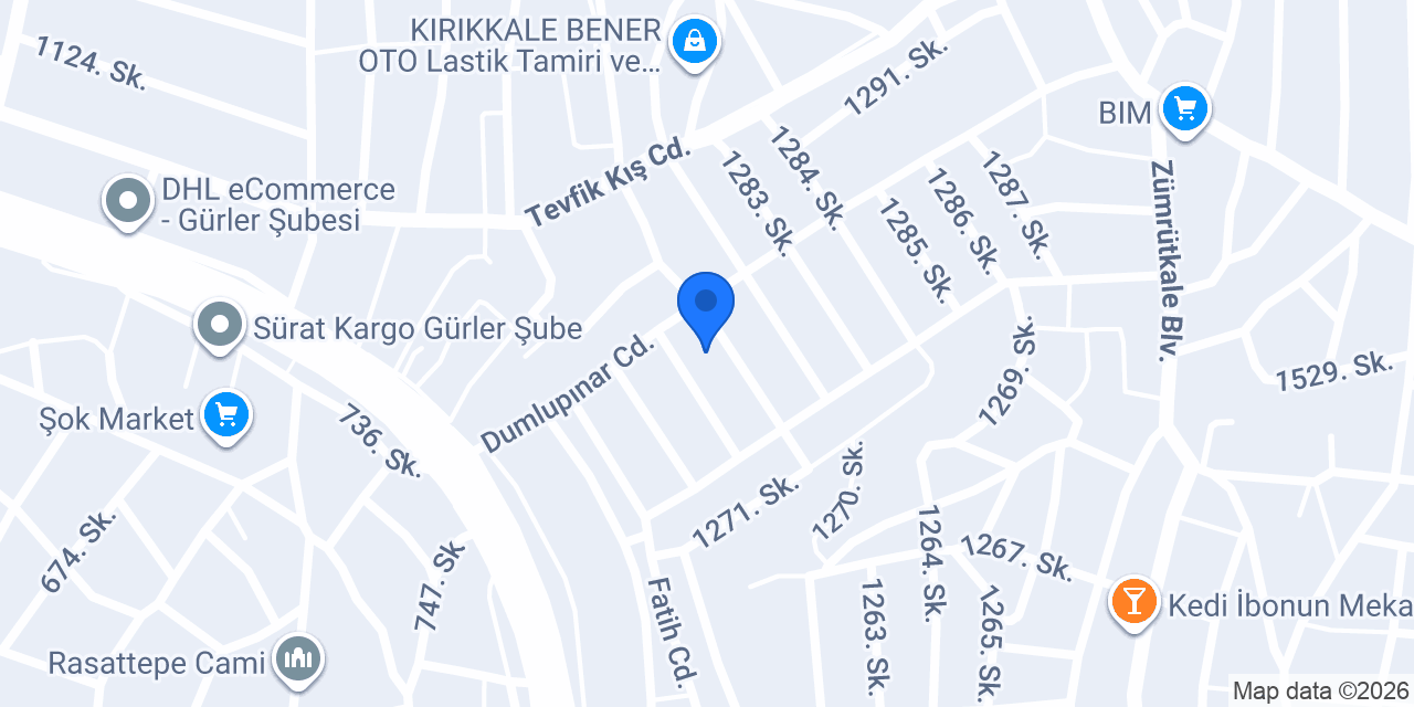 Ölmezler Oto konumu