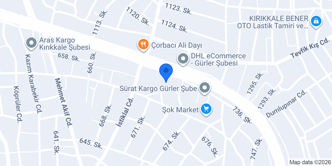 Sarıoğlu GROSS Market konumu