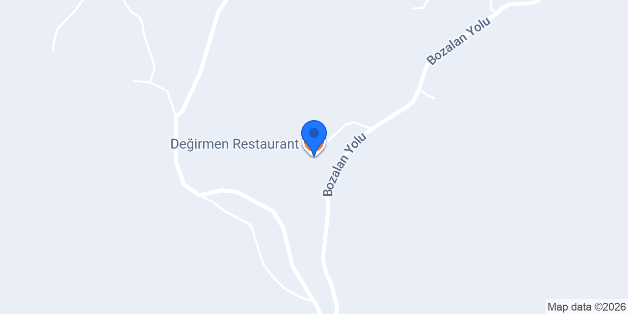 Değirmen Restaurant konumu