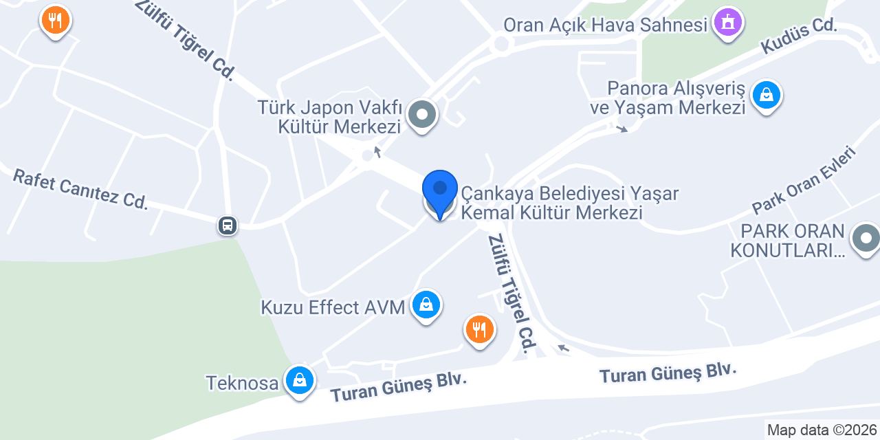 TRYP BY WYNDHAM ANKARA ORAN konumu