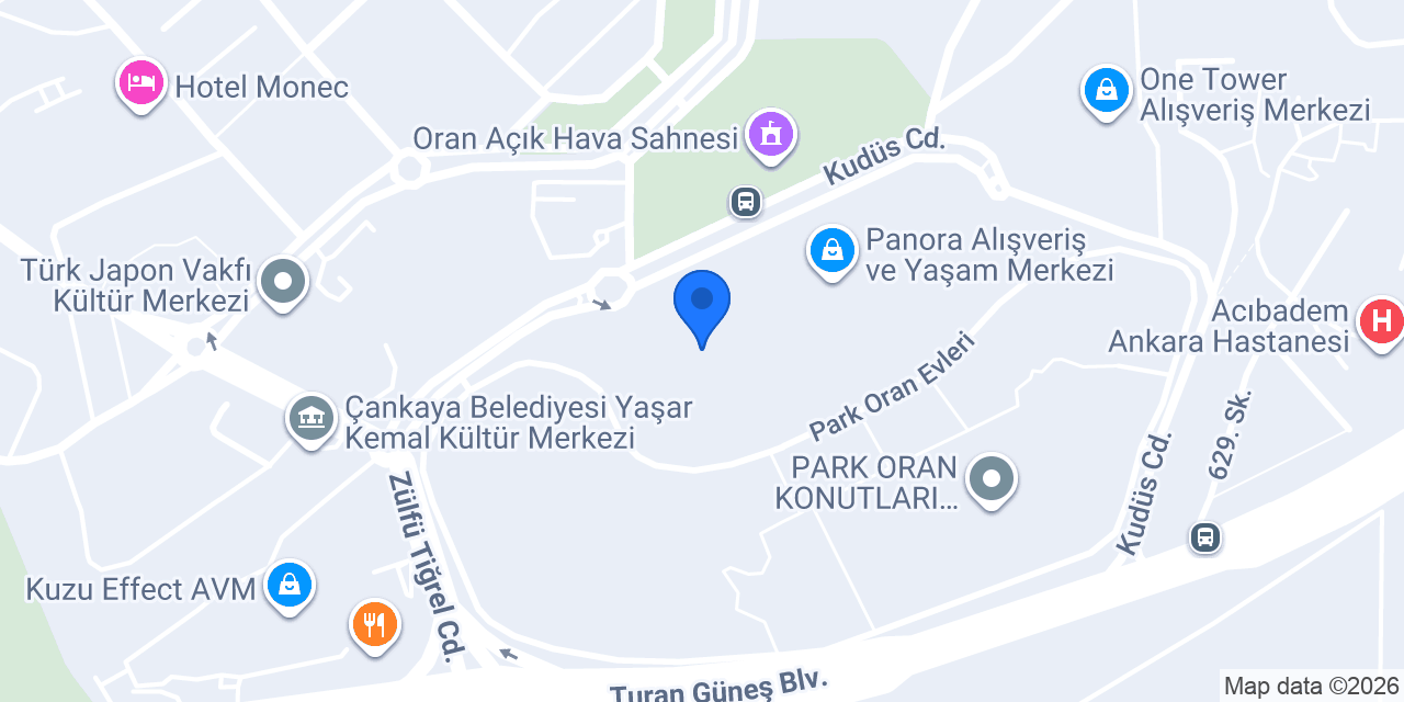 Tepe Home Panora AVM konumu