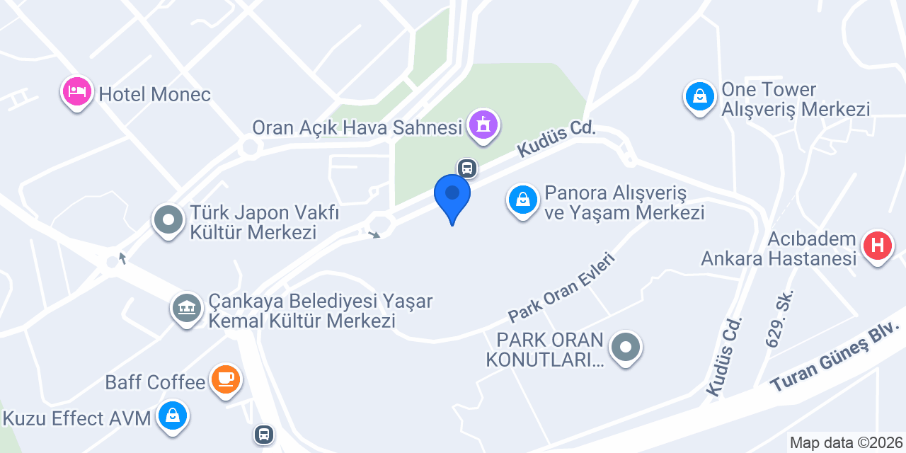 Altınbaş Panora Avm konumu