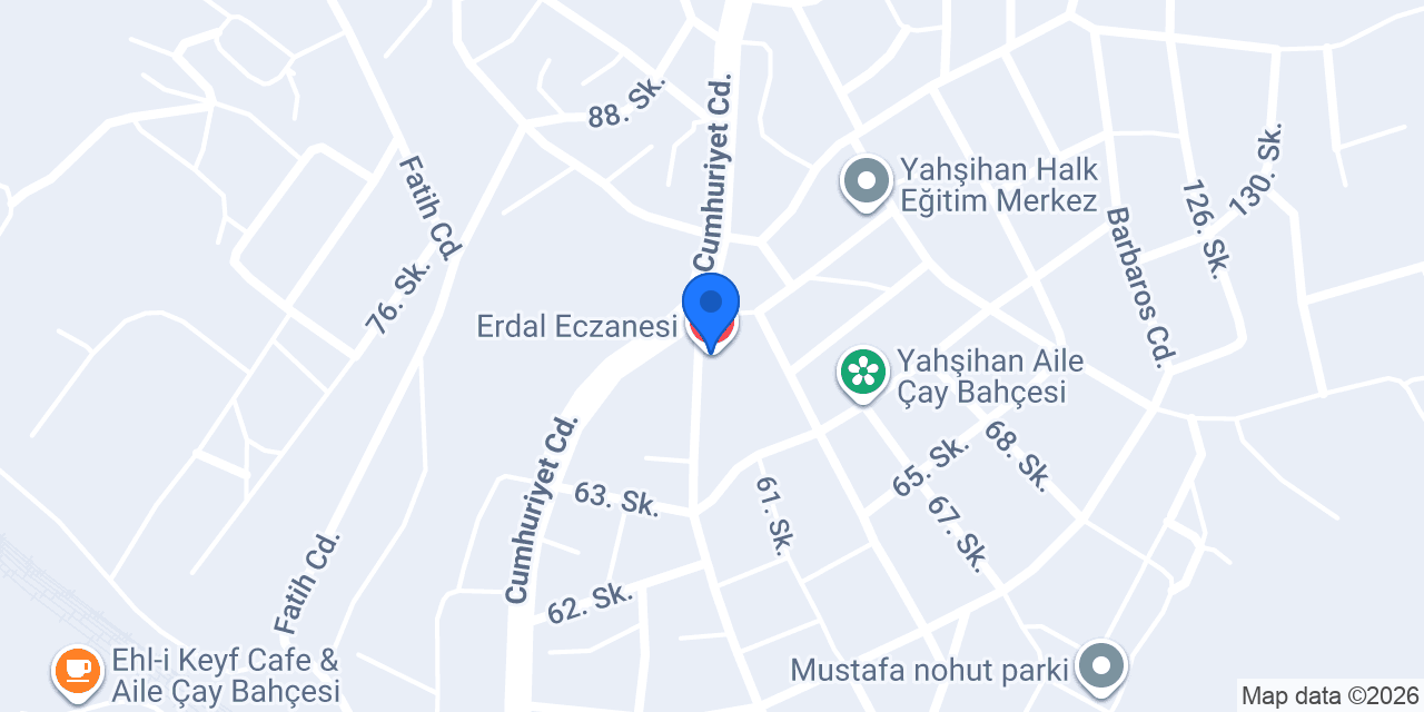 Erdal Eczanesi konumu