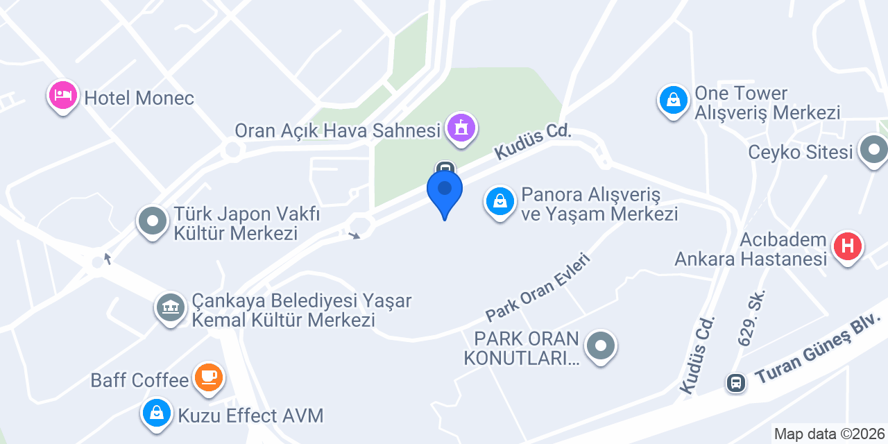 Setur Yetkili Acentesi - Panora Avm Şubesi konumu