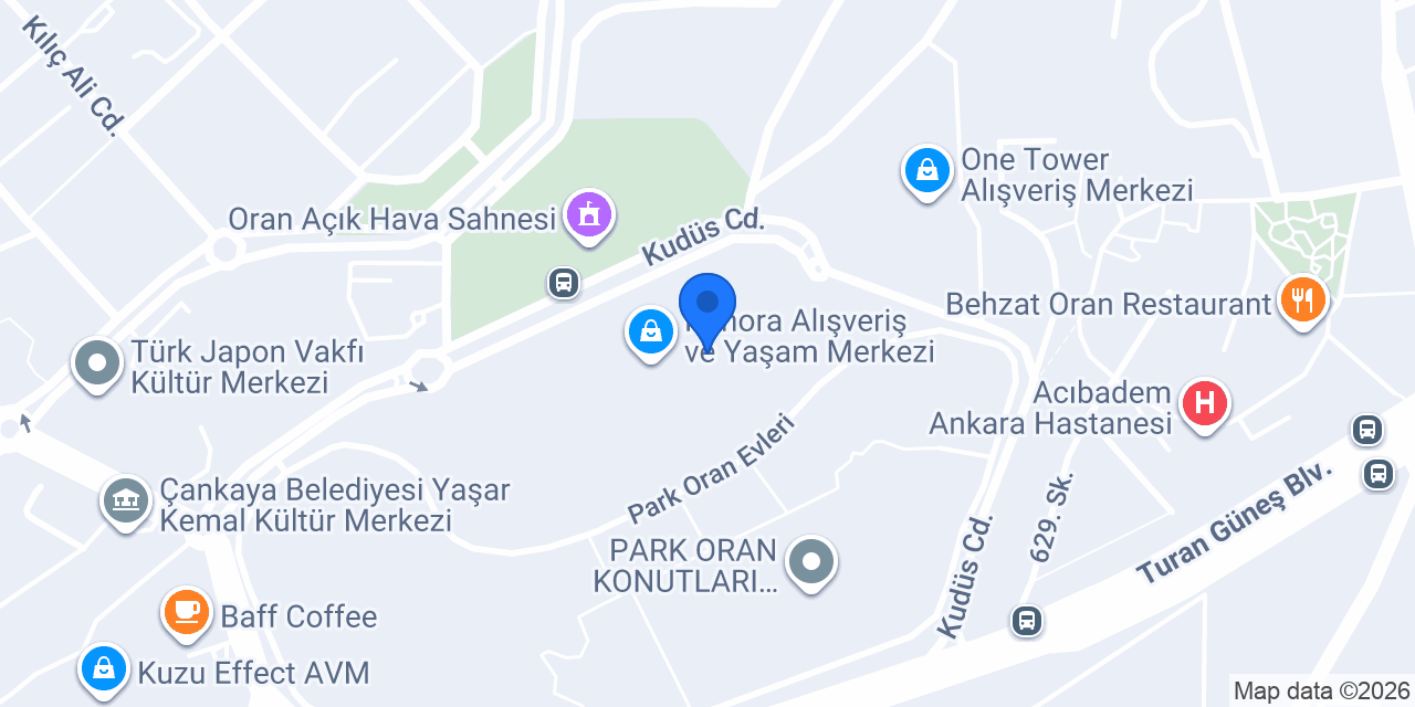 Supplementler.com Panora AVM konumu
