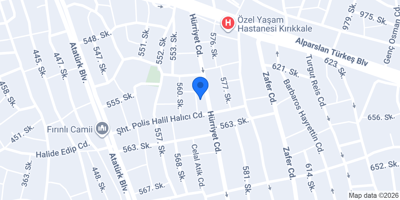 COŞKUN EMLAK KIRIKKALE konumu