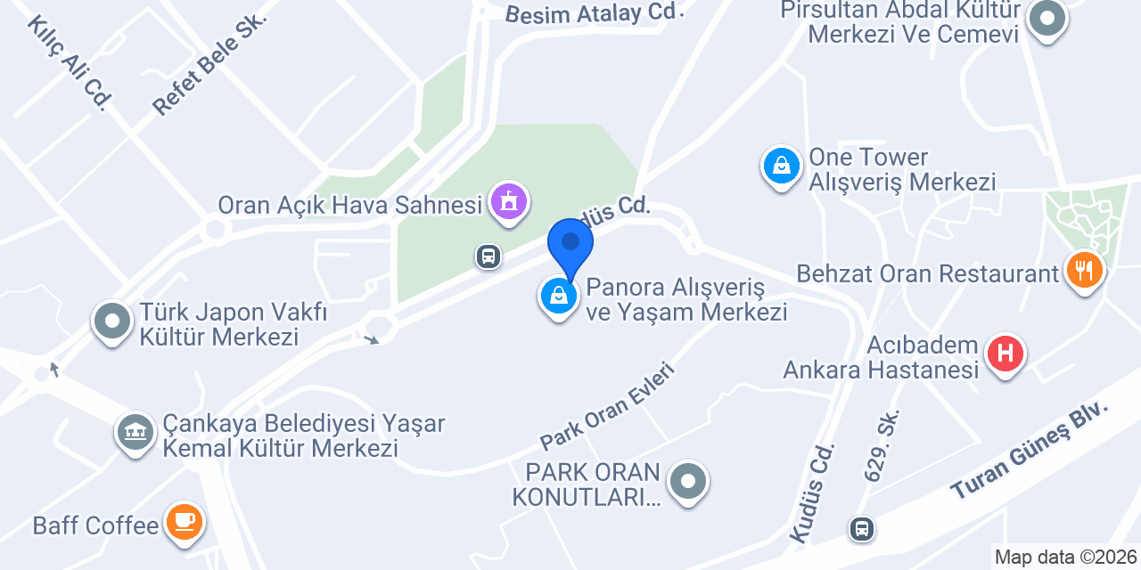 Happy Moons Panora AVM konumu