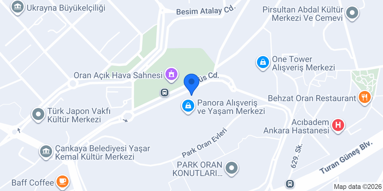 Boyner Panora AVM konumu