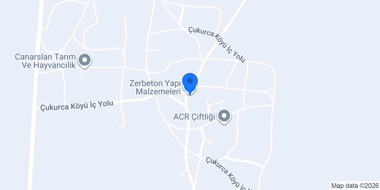 Zerbeton Yapı Malzemeleri konumu