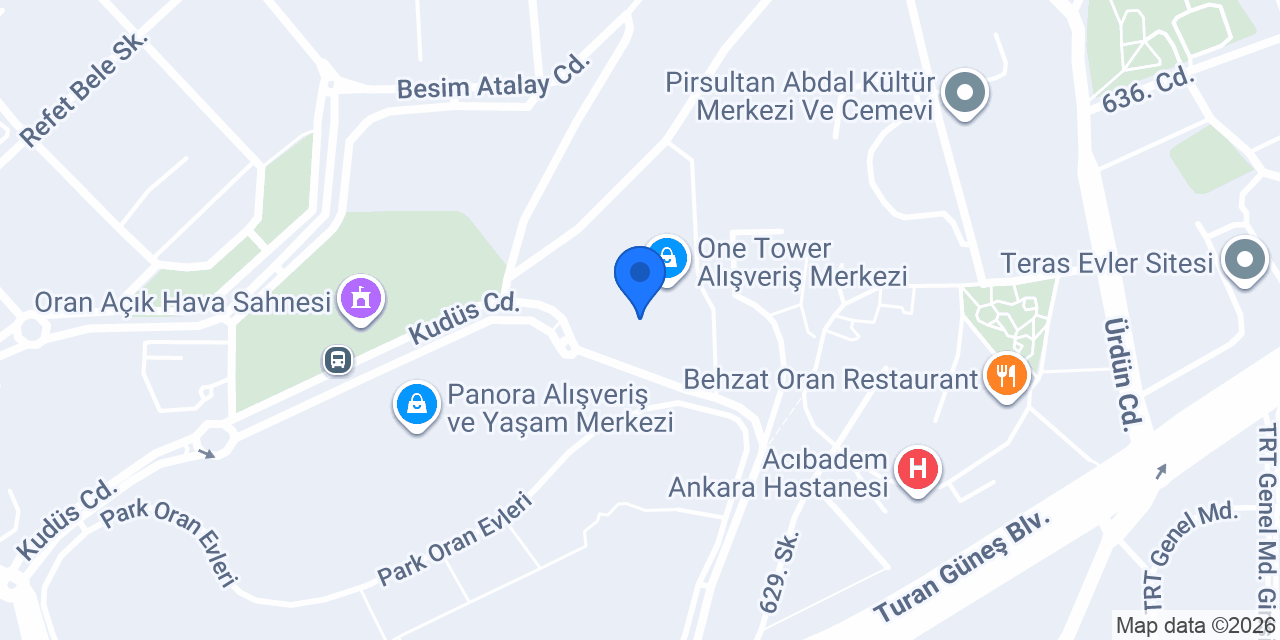 Ankara One Tower AVM Perfume Point konumu