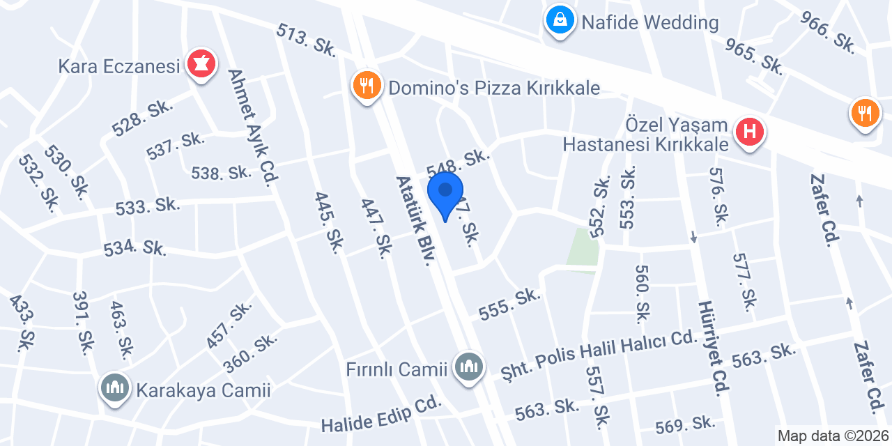 kırıkkale su tesisatcı konumu