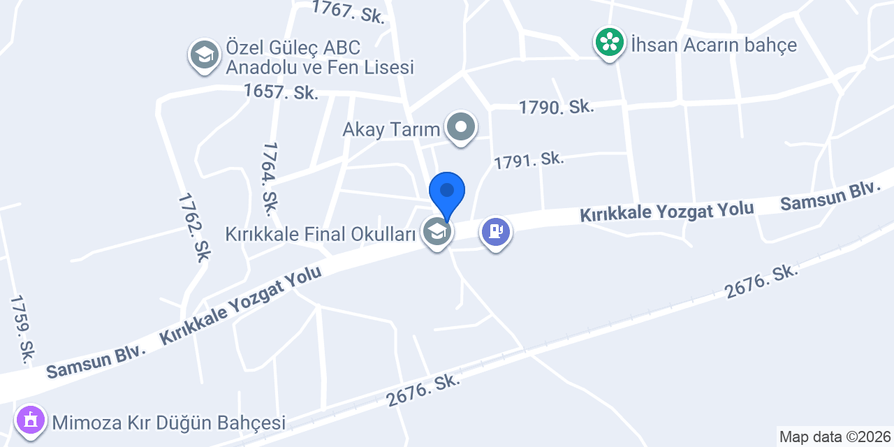 Hedef Tarim konumu