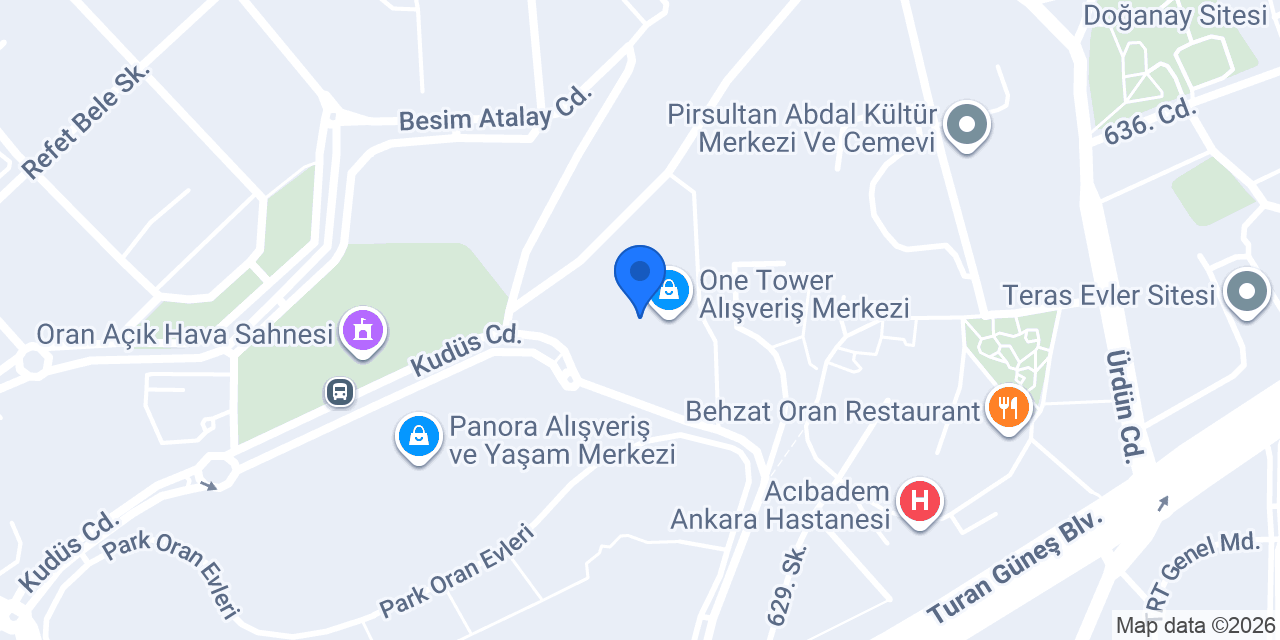 Kral Şakir Macera Dünyası . konumu