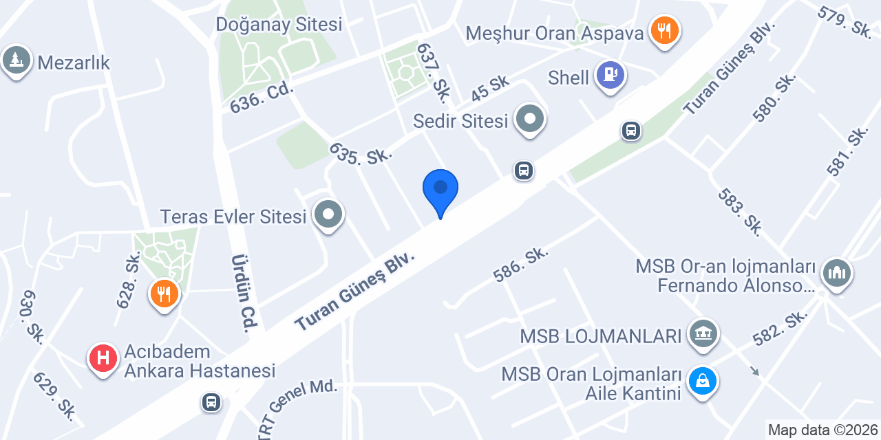 Pet Smile Clinic Oran konumu