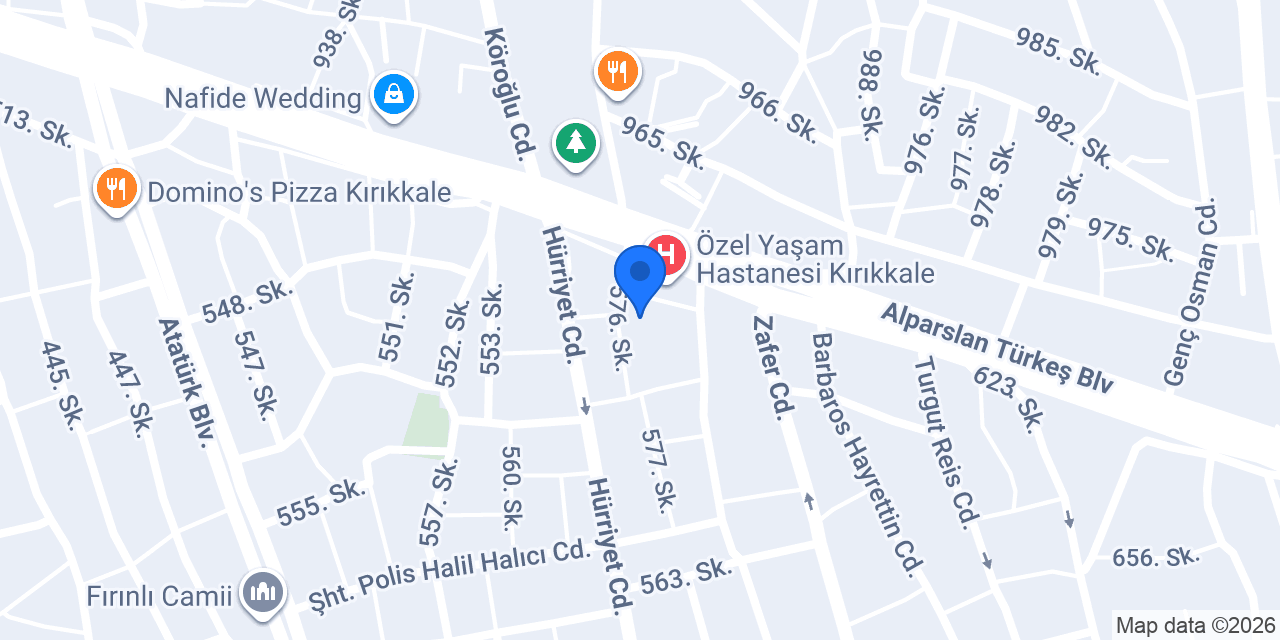 Yaşam Eczanesi konumu