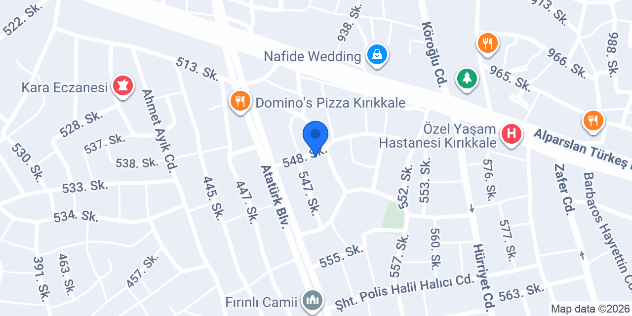 Mkek Mühimmat Fabrikası konumu