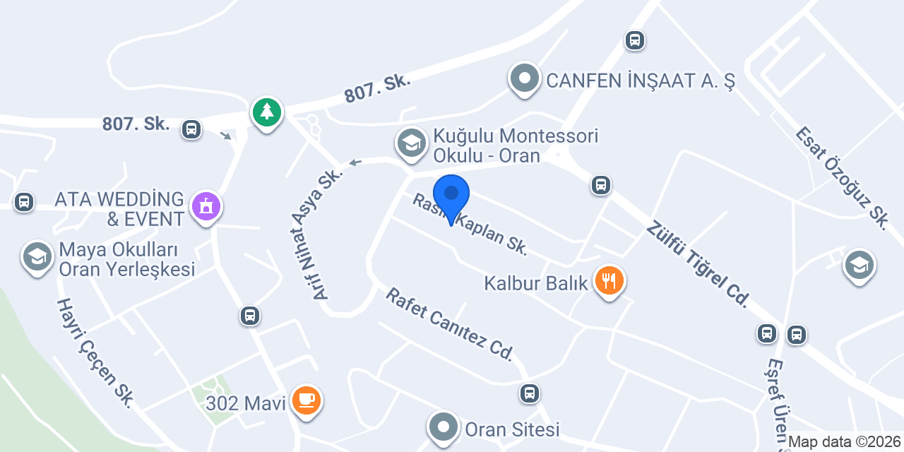 Mutlu Adımlar Anaokulu konumu