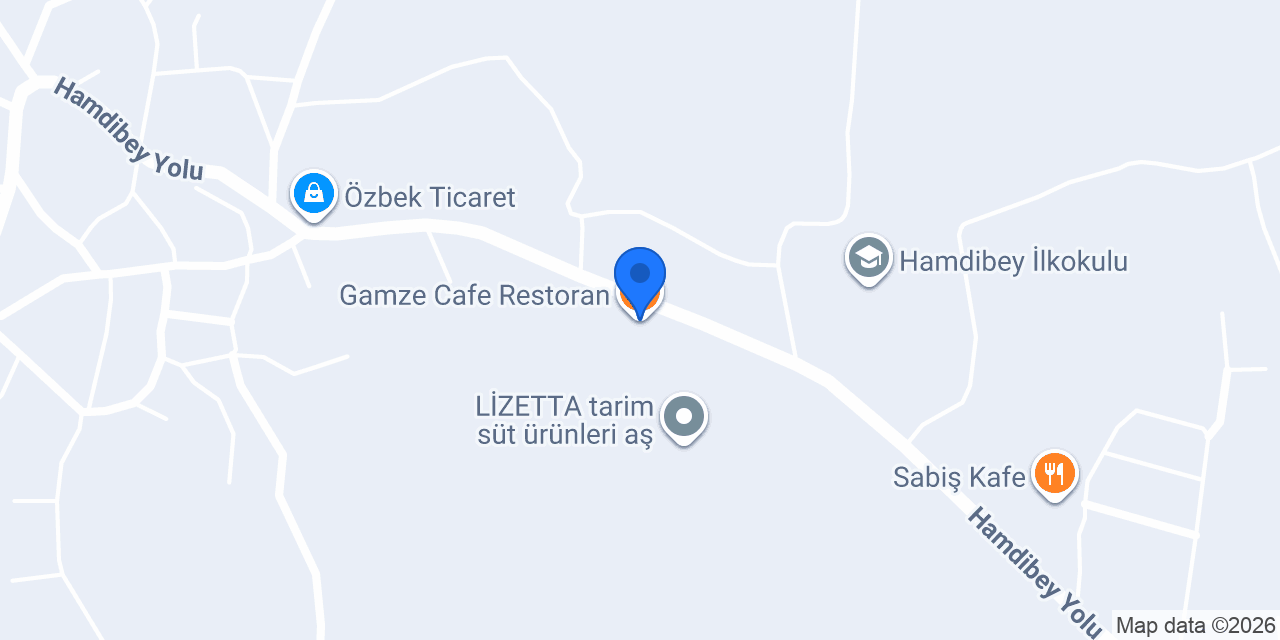Gamze Cafe Restoran konumu