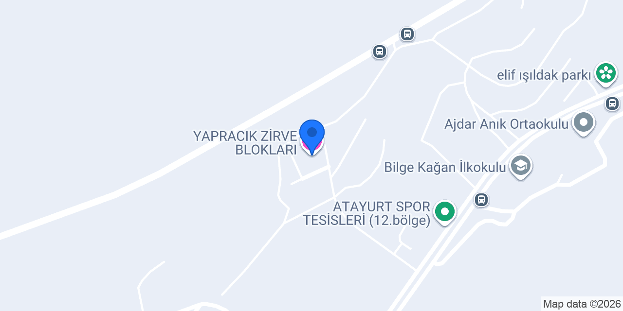 YAPRACIK ZİRVE BLOKLARI konumu