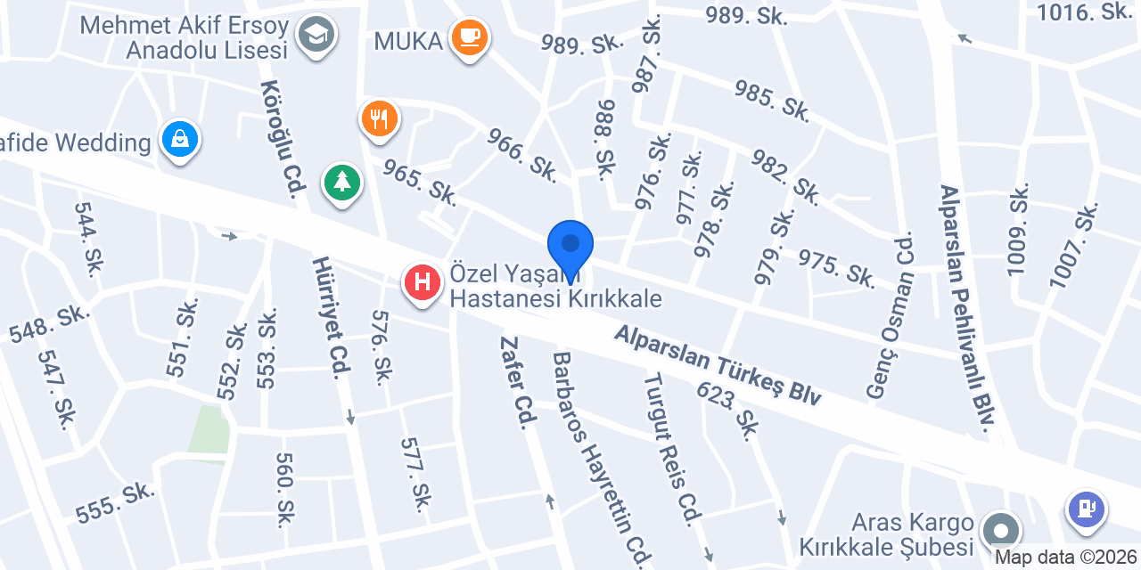 Ovalı Etliekmek Kırıkkale konumu
