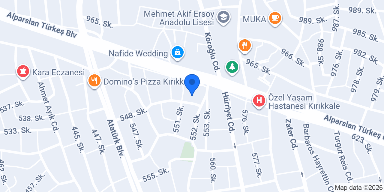 Rosta Via konumu