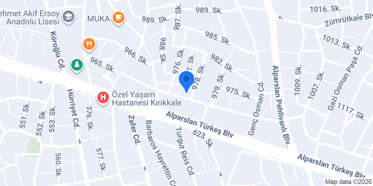 Kırşehir Kebap konumu