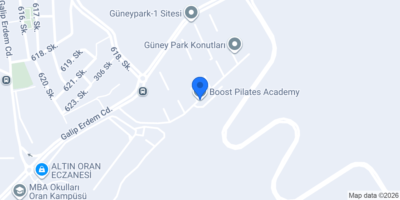 Boost Pilates Academy konumu