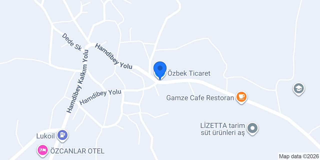 Özbek Ticaret konumu
