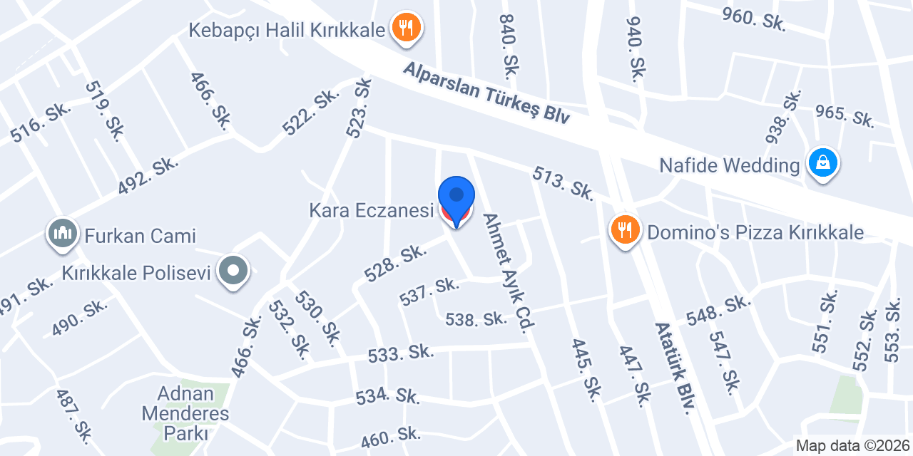 Kara Eczanesi konumu