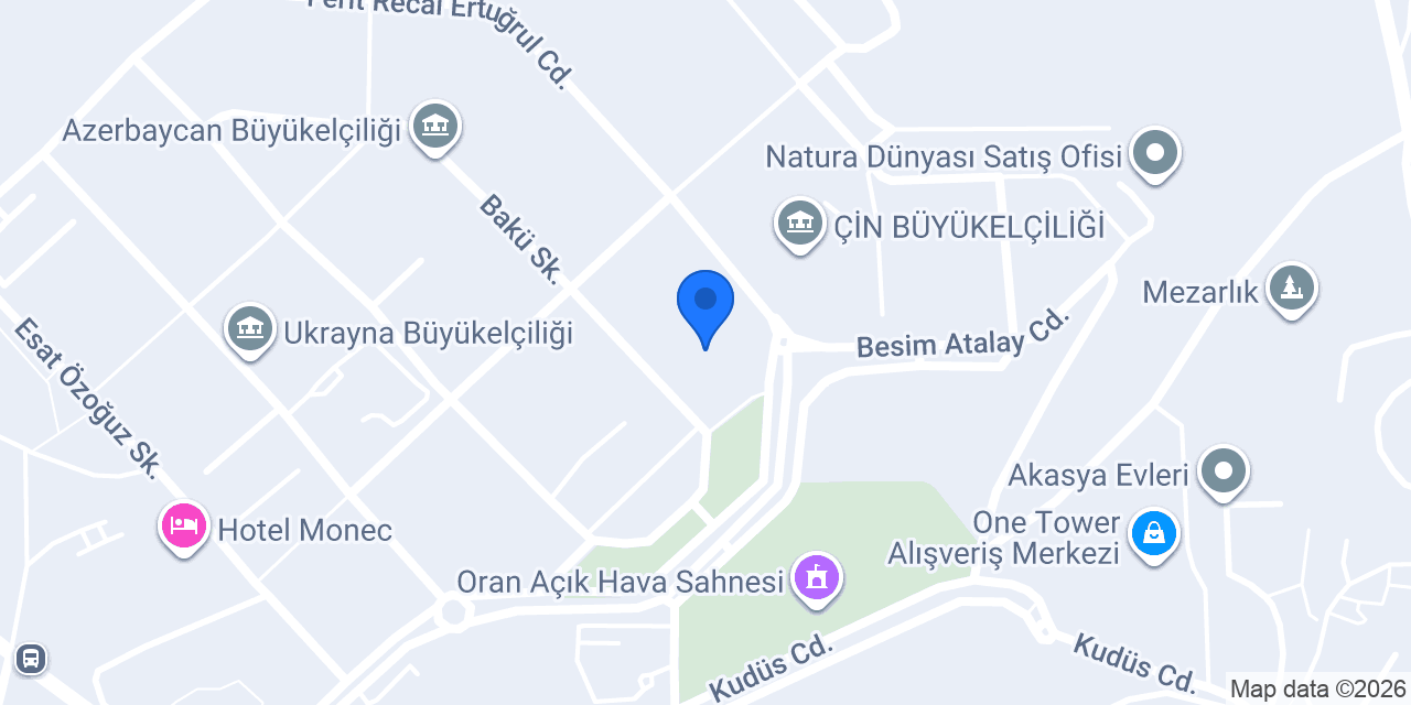 Katar Büyükelçiliği konumu