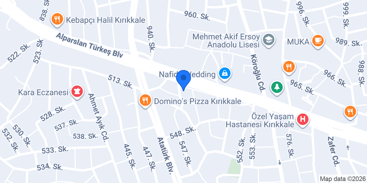 Lastik Yol Yardım konumu
