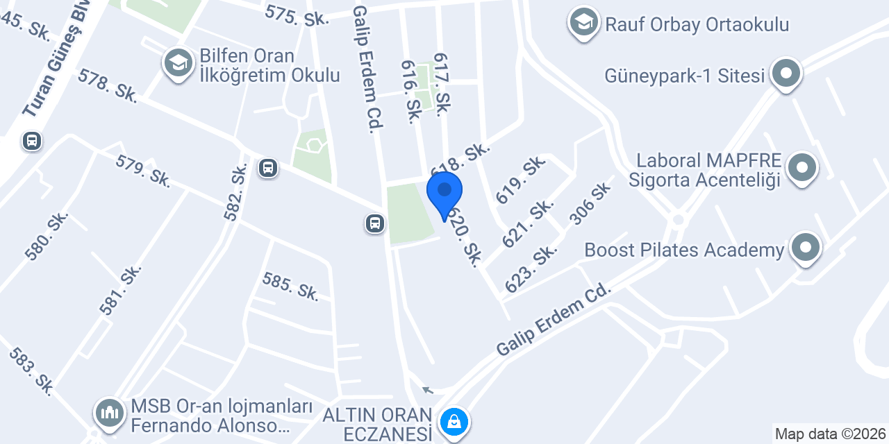 SETYAP İNŞAAT SANAYİ VE TİCARET A.Ş. konumu