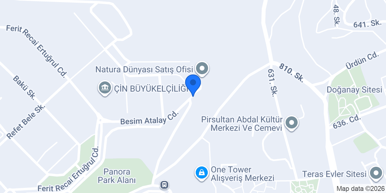 Umman Büyükelçiliği konumu
