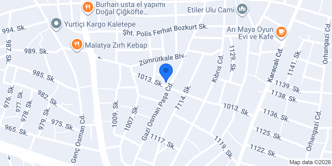 HEDEF ASANSÖR & OTOMASYON konumu
