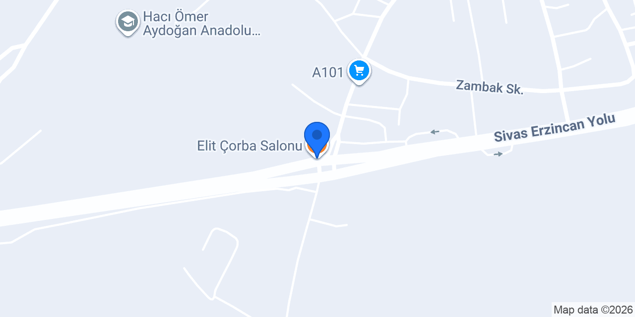 Elit Çorba Salonu konumu