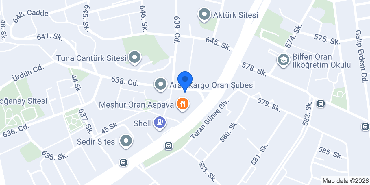 Jest Oran konumu