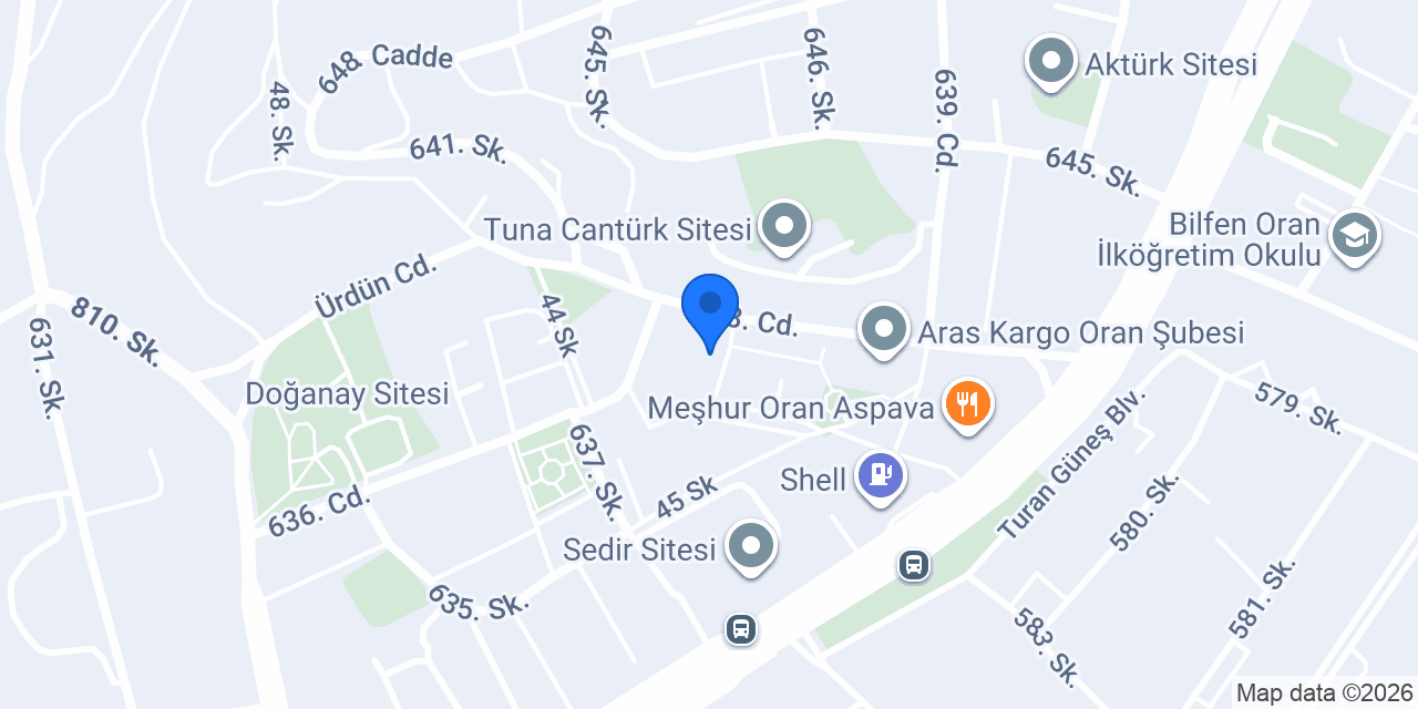 Yurtiçi Kargo Çağdaş konumu