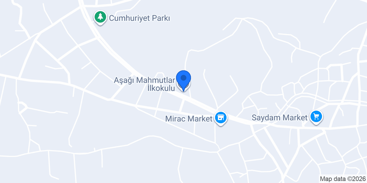 Aşağı Mahmutlar İlkokulu konumu