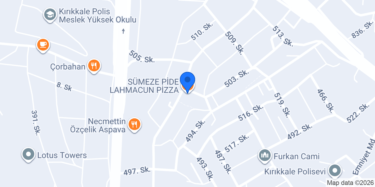 SÜMEZE PİDE LAHMACUN PİZZA konumu