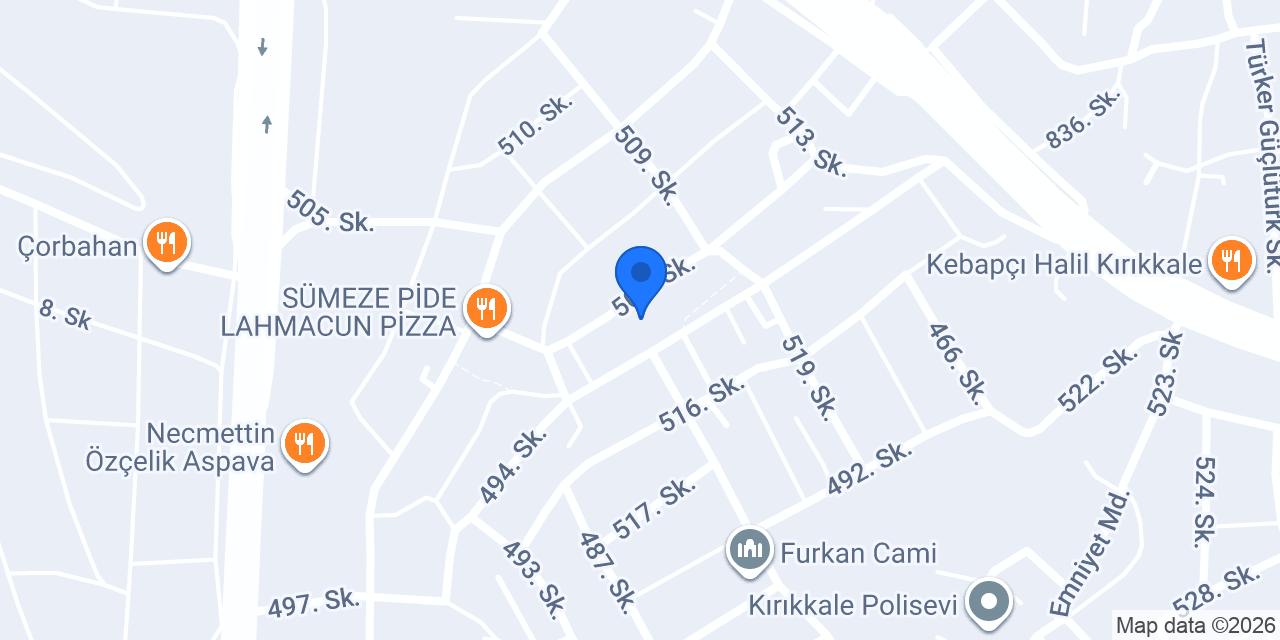 Kırıkkale Özel Özgür Koleji konumu