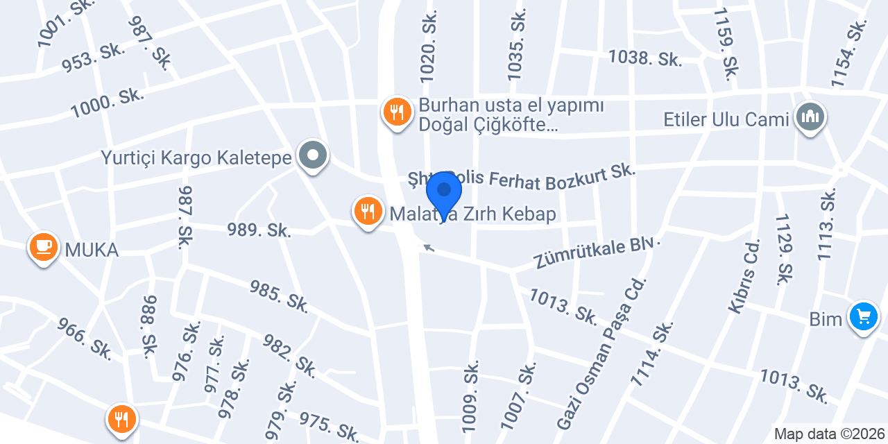 Kale İlkokulu konumu