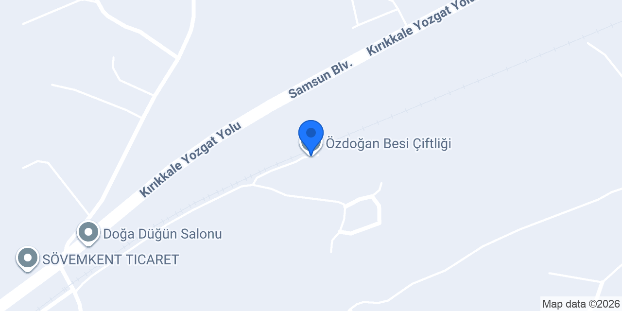 Özdoğan Besi Çiftliği konumu