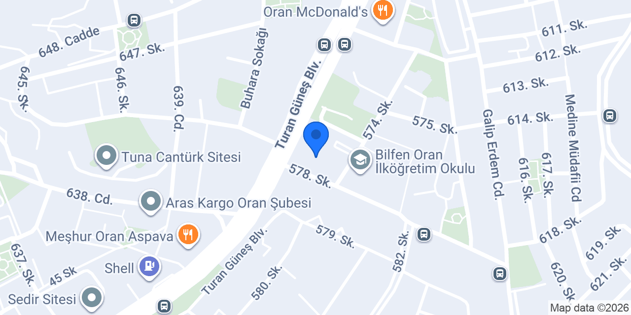 Oran Taksi konumu