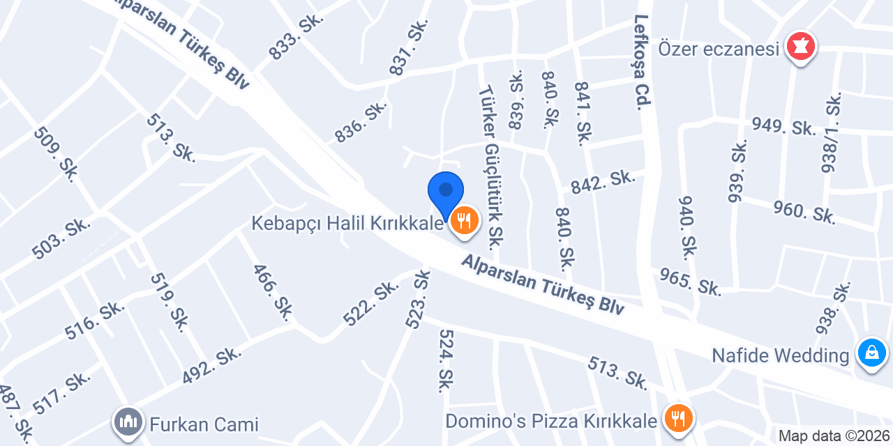 Pasaport Pizza Kırıkkale konumu